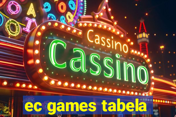 ec games tabela